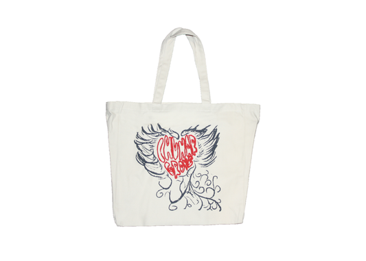 XL heavyweight Heart tote